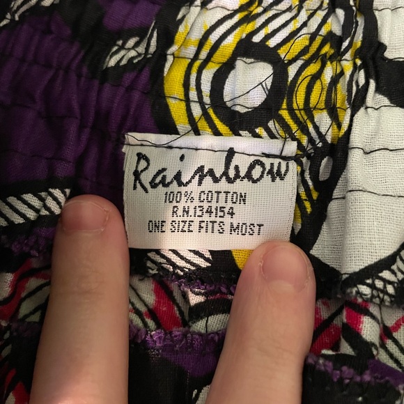 Vintage Rainbow Brand Funky Purple Circle Skirt with pockets - Picture 2 of 4